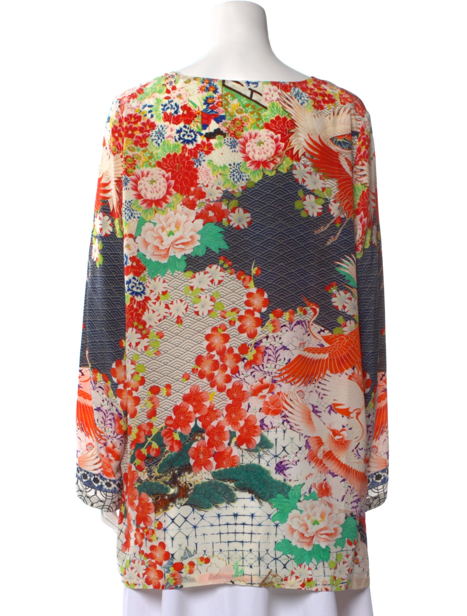 Camilla Silk Floral Print Blouse